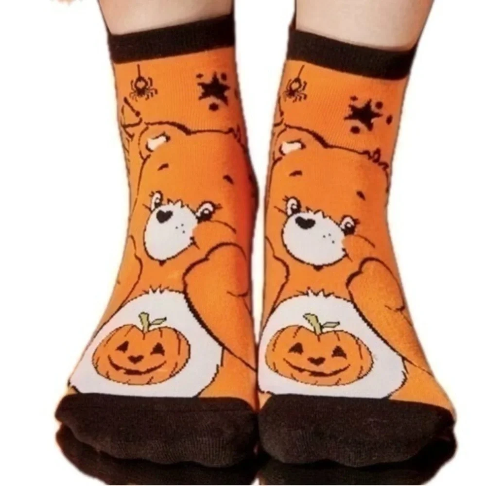 Care Bears Pumpkin Halloween Socks